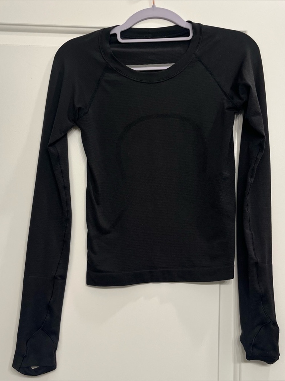 Lululemon swiftly black long sleeve top